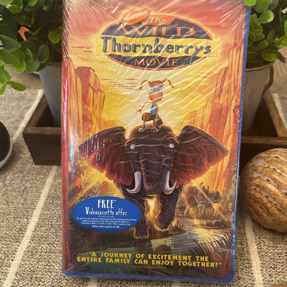 🟠 New Nickelodeon The Wild Thornberry Movie (VHS)